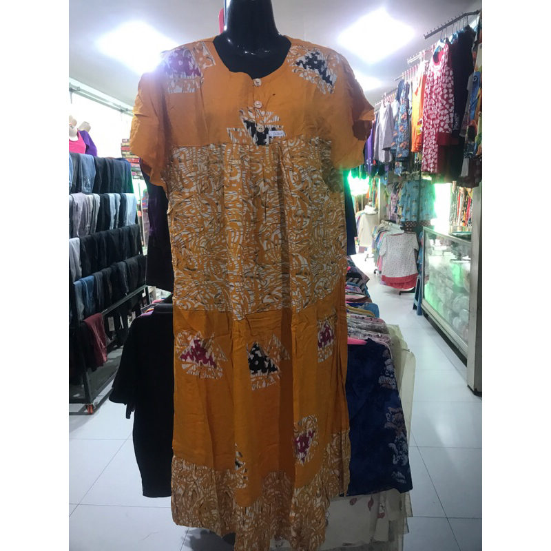 Daster susun 3  batik cetak