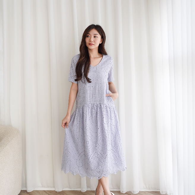 Claire Dress / Dress Wanita / Dress Santai / Gaun Wanita