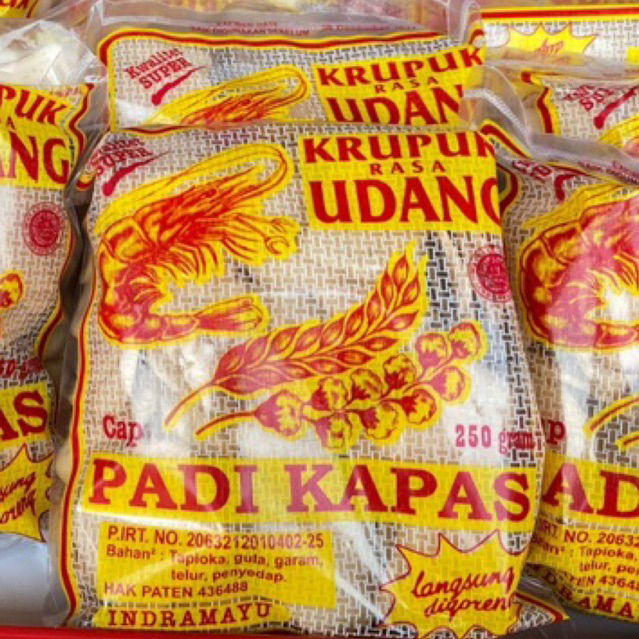 

krupuk udang cap padi kapas 250gr