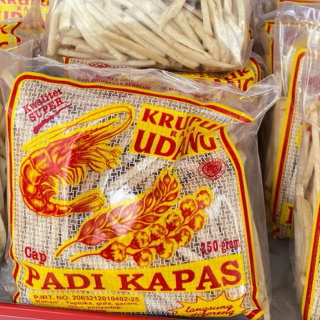 

krupuk stick udang padi kapas (super) 250gr