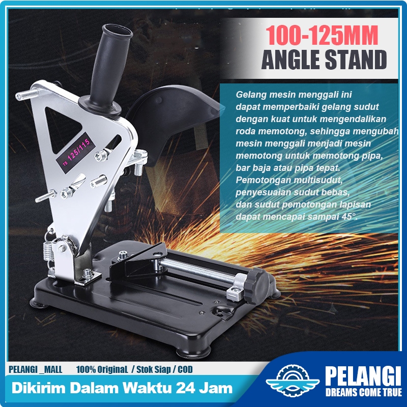 ⭐COD⭐100-125MM Angle Stand Grinder Stand Gerinda Tangan Dudukan Gurinda  Stand Gerinda Penyangga Mes