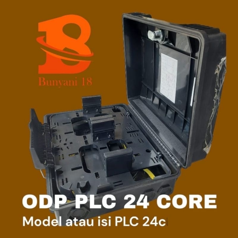 ODP FDB Tiang Model PLC 24 Core Box Fiber Optic Optical Distribution Point Box Kotak Fiber Optik