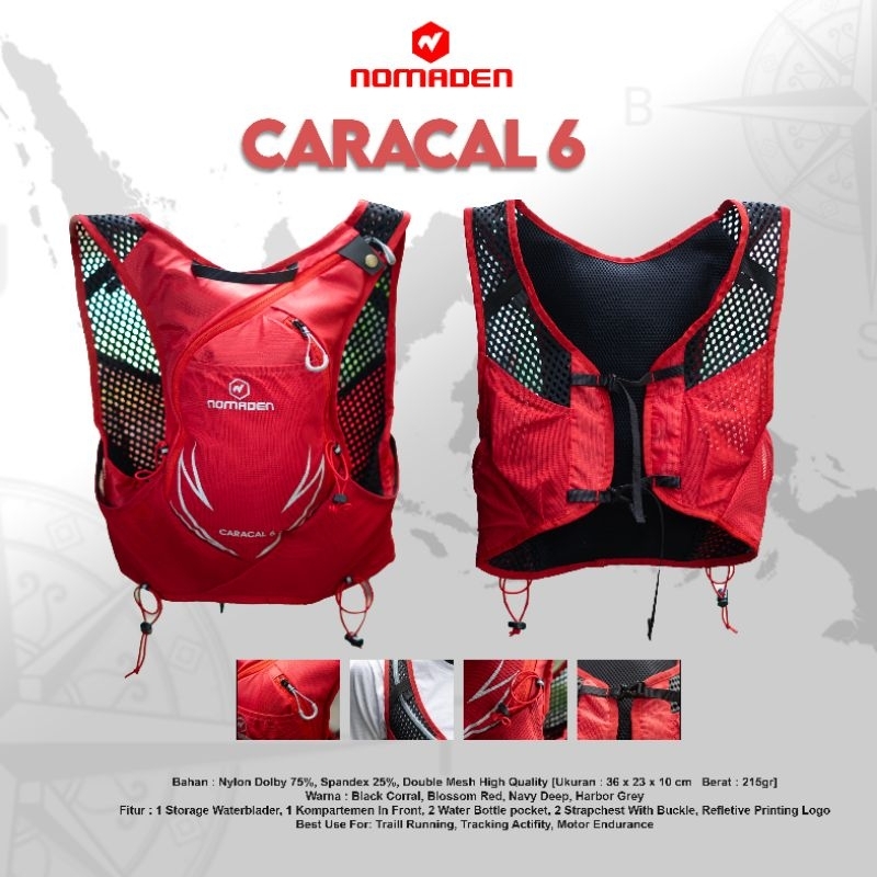 Hydropack - Vest Running Ultralight Nomaden Caracal 6