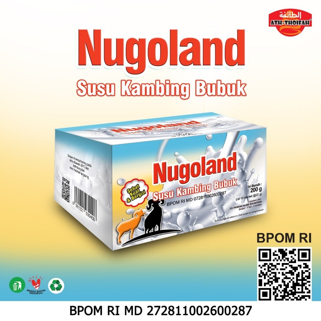 

NUGOLAND SUSU KAMBING SUSU ETAWA SUSU 10 SACHET RASA ORIGINAL