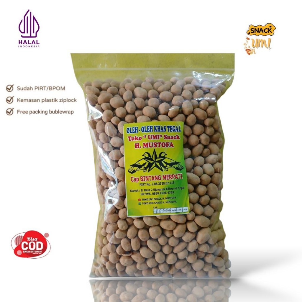 

KACANG OVEN PANGGANG SUPER ROASTED ORIGINAL 500gr - 250GR - 1KG