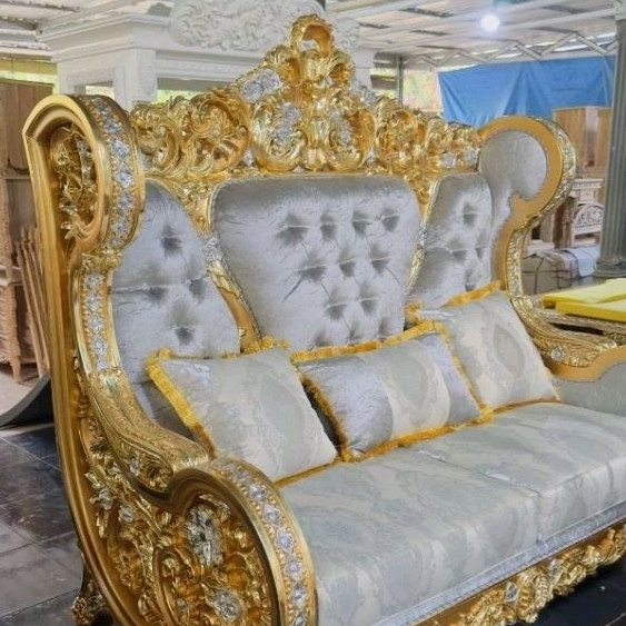 KURSI JATI JEPARA RUANG TAMU / KURSI SOFA RUANG TAMU / SOFA JATI / SOFA JEPARA / SOFA MEWAH