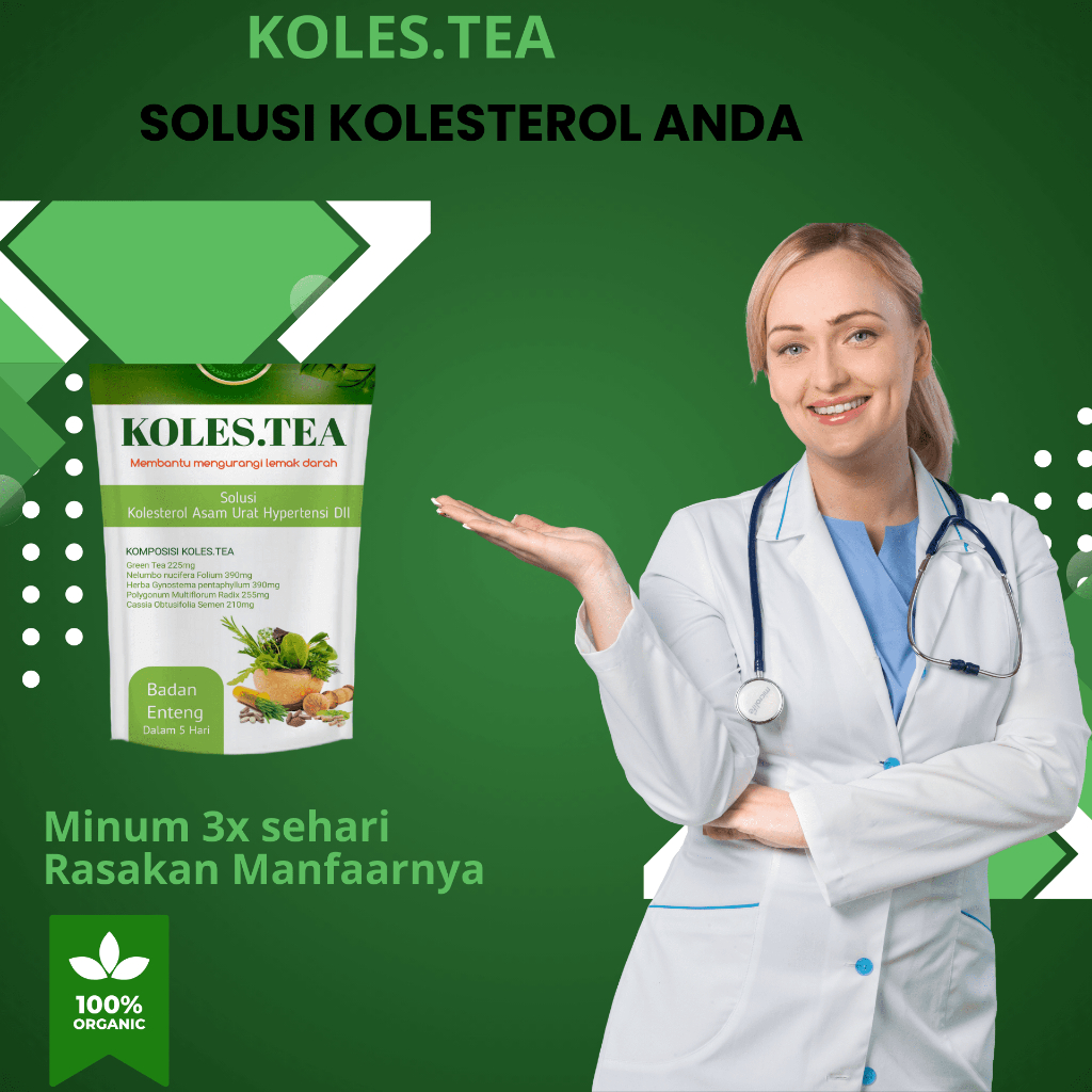 

Koles Tea teh herbal kolesterol
