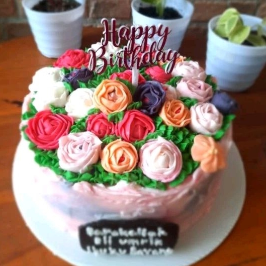 

kue ulang tahun 18 cm cake ultah