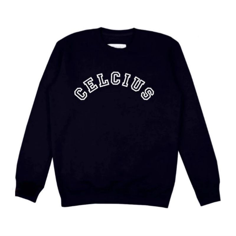 SWEATER CREWNECK CELCIUS BLACK LIST LOGO / SWEATER KEREN - SWEATER BRANDED