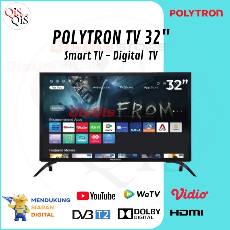 POLYTRON SMART TV 24 inch / 32 inch - Digital TV - Garansi Resmi