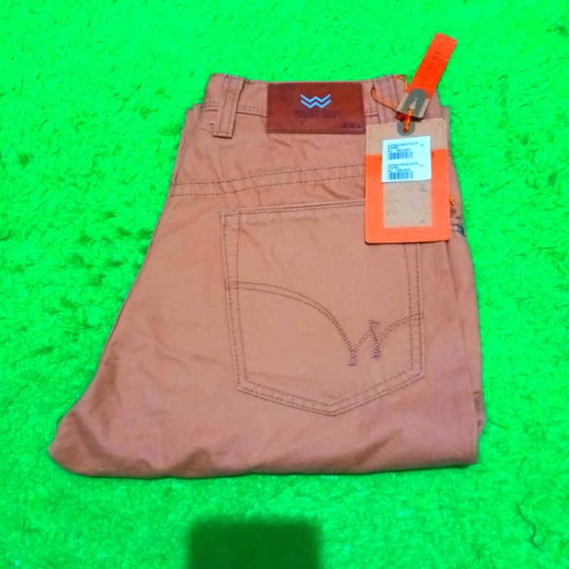 Watchout* celana panjang casual Camel Original 100%