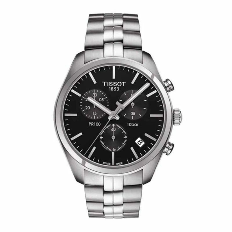 Jam tangan Automatic / Quartz Chronograph Swiss T-CLASSIC Powermatic80 PR100 T-SPORT Supersport PRS2