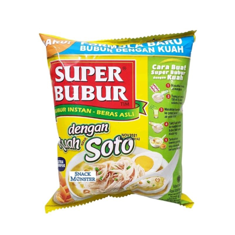 

Super Bubur @45 Gram Isi 5 PCS