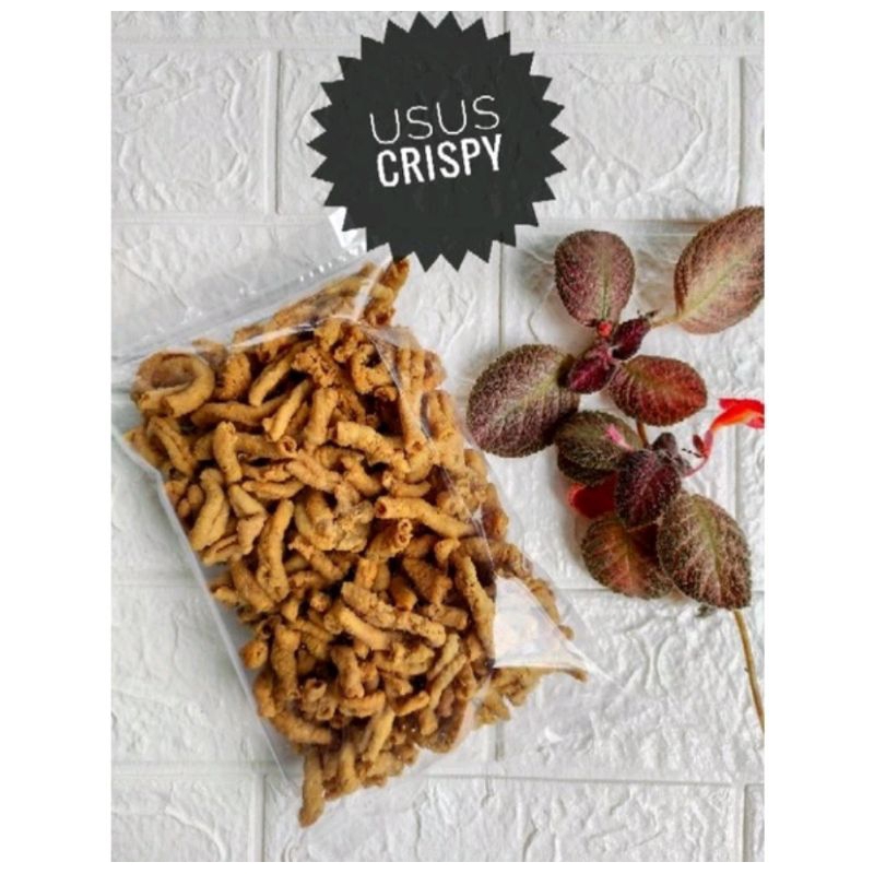 

Camilan kiloan ecer / grosir USUS Crispy 250 gram