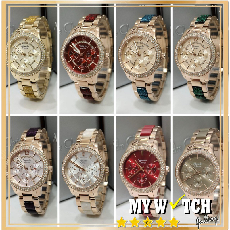 Jam Tangan Alexandre Christie / Alexander Wanita AC 2914 BF Original Diameter 3,8 cm