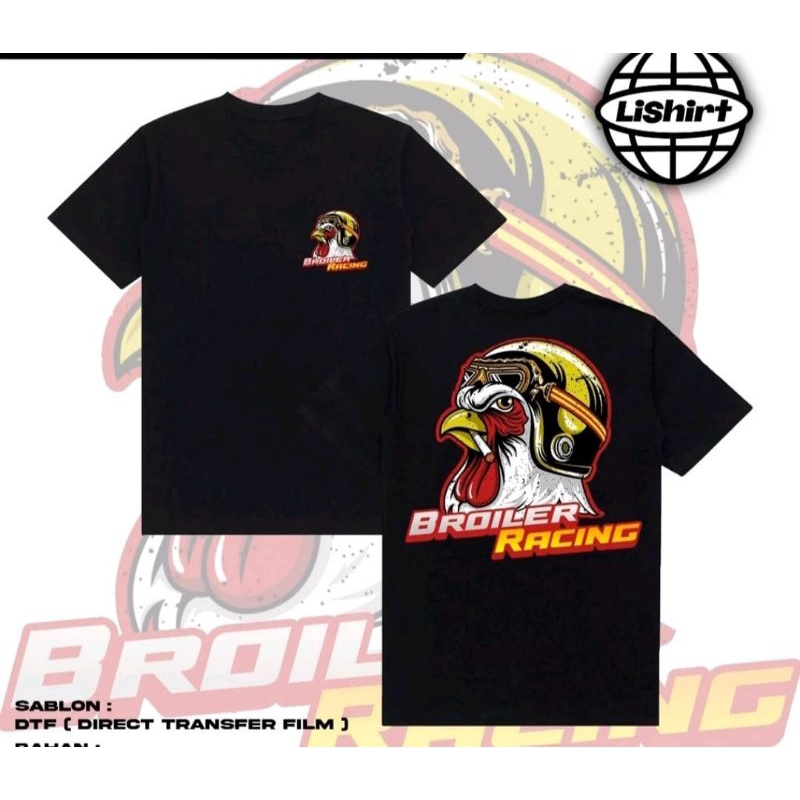 KAOS AYAM BROILER RACING VECTOR