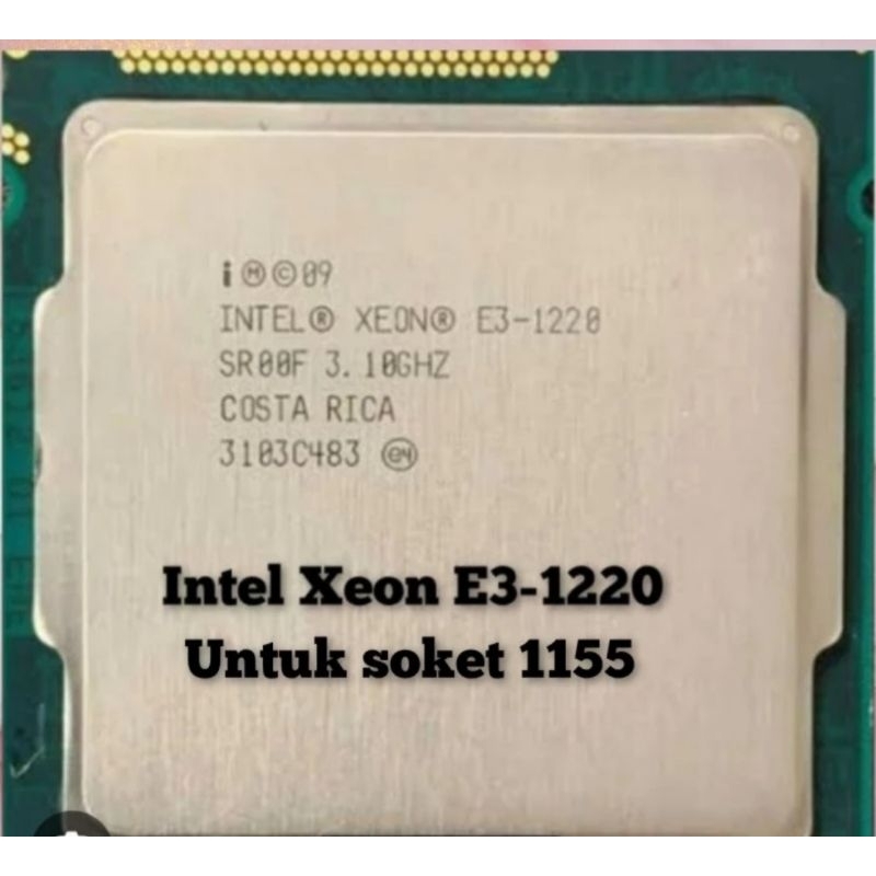 PROCESSOR INTEL XEON E3- 1220 PROCESSOR INTEL XEON E3 1220
