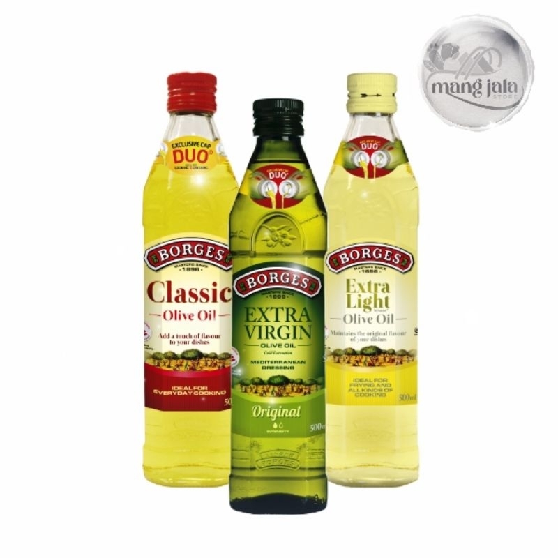 

BORGES Extra Virgin / Extra Light / Classic Olive Oil 500ml / Minyak Zaitun 500ml
