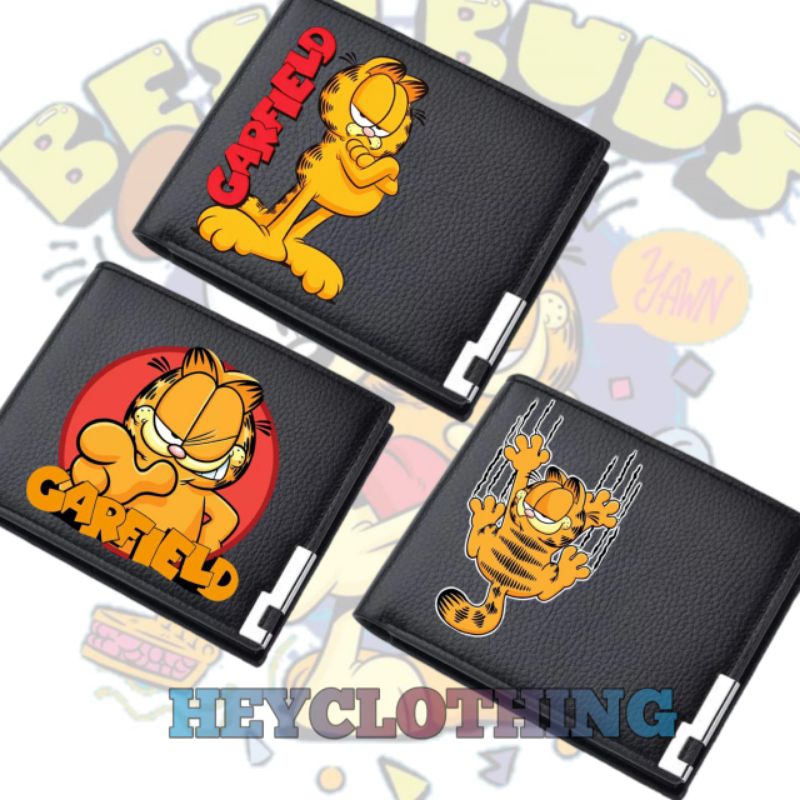 Dompet Lipat Gambar Garfield Dompet Pria
