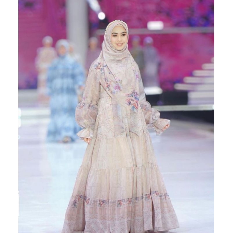 Set Dress Ustadzah OKI ORI BRAND SHELLASAUKIA