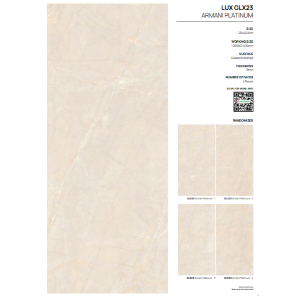 GRANIT BIG SLAB UKURAN 120X240 BY NIRO GRANIT ARMANI PLATINUM