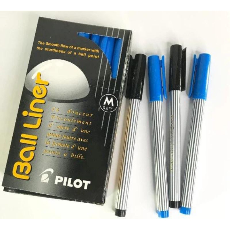 Pulpen Pilot Balliner Hitam & Biru