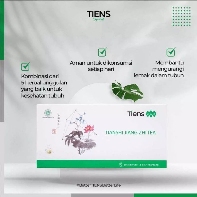 

TIENS JIANG ZHI TEA | perawatan kulit dan pelangsing badan