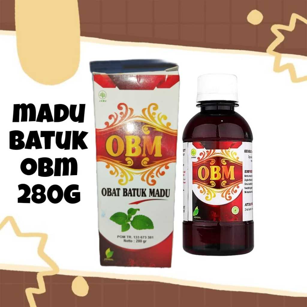 

Madu Batuk Herbal - Madu Batuk OBM Obat Batuk Madu 280 Gram Original