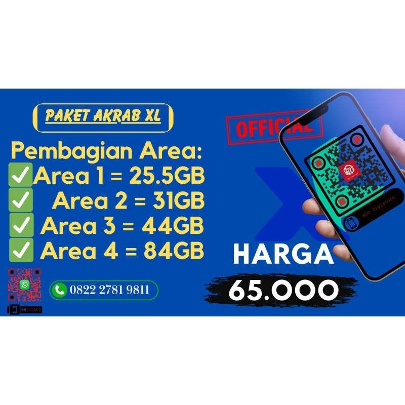 KUOTA 71 gb Xl Akrab