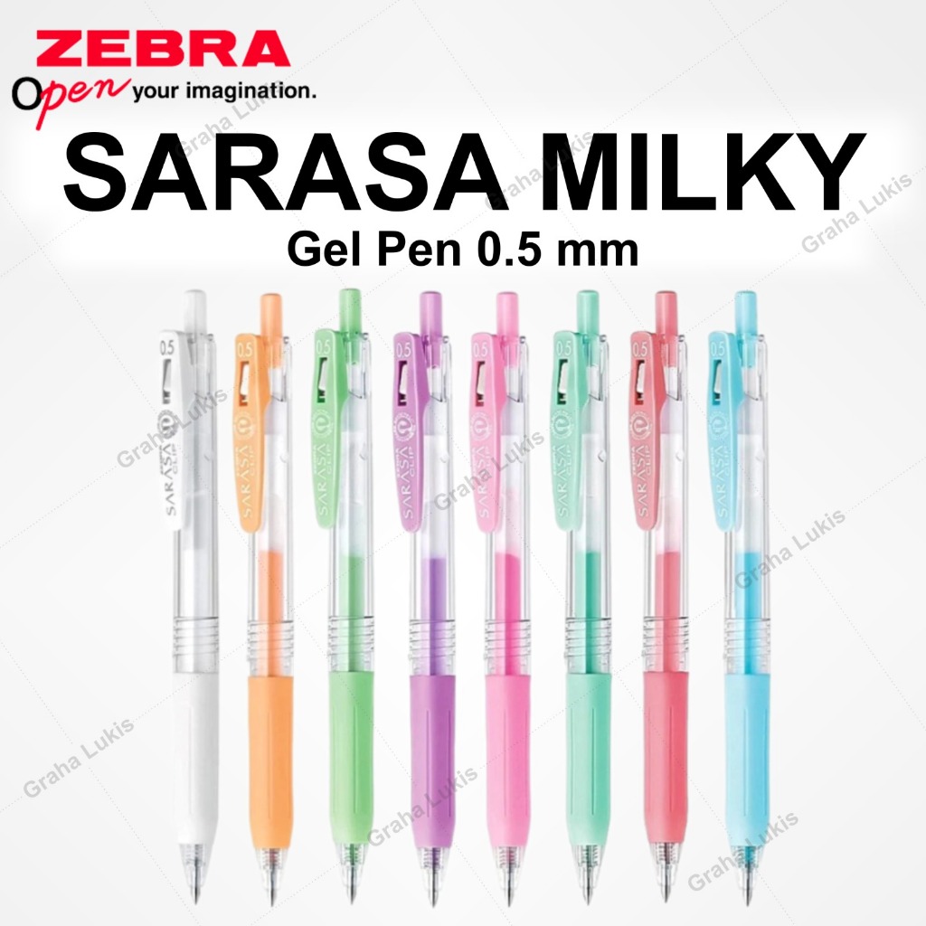 

Zebra Sarasa Milky 0.5 Gel Pen