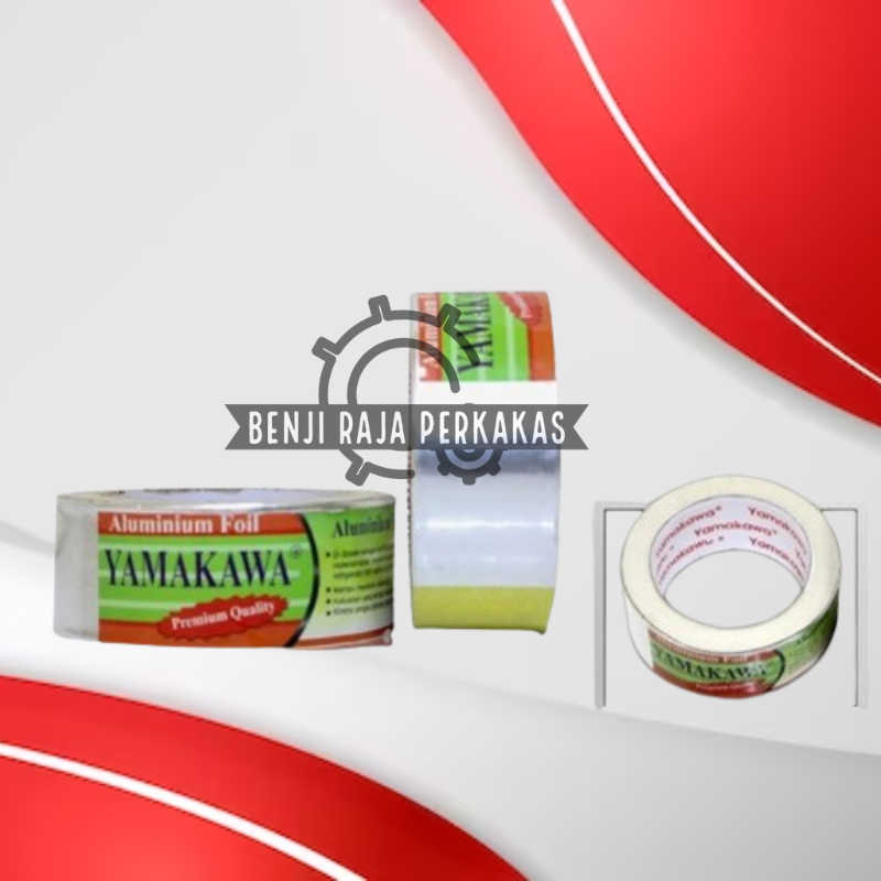 

LAKBAN ALUMUNIUM TAPE SOLATAPE 46 MM X 30 METER LAKBAN TAHAN PANAS LAKBAN ALUMUNIUM FOIL TAPE 46MM X 30M YAMAKAWA