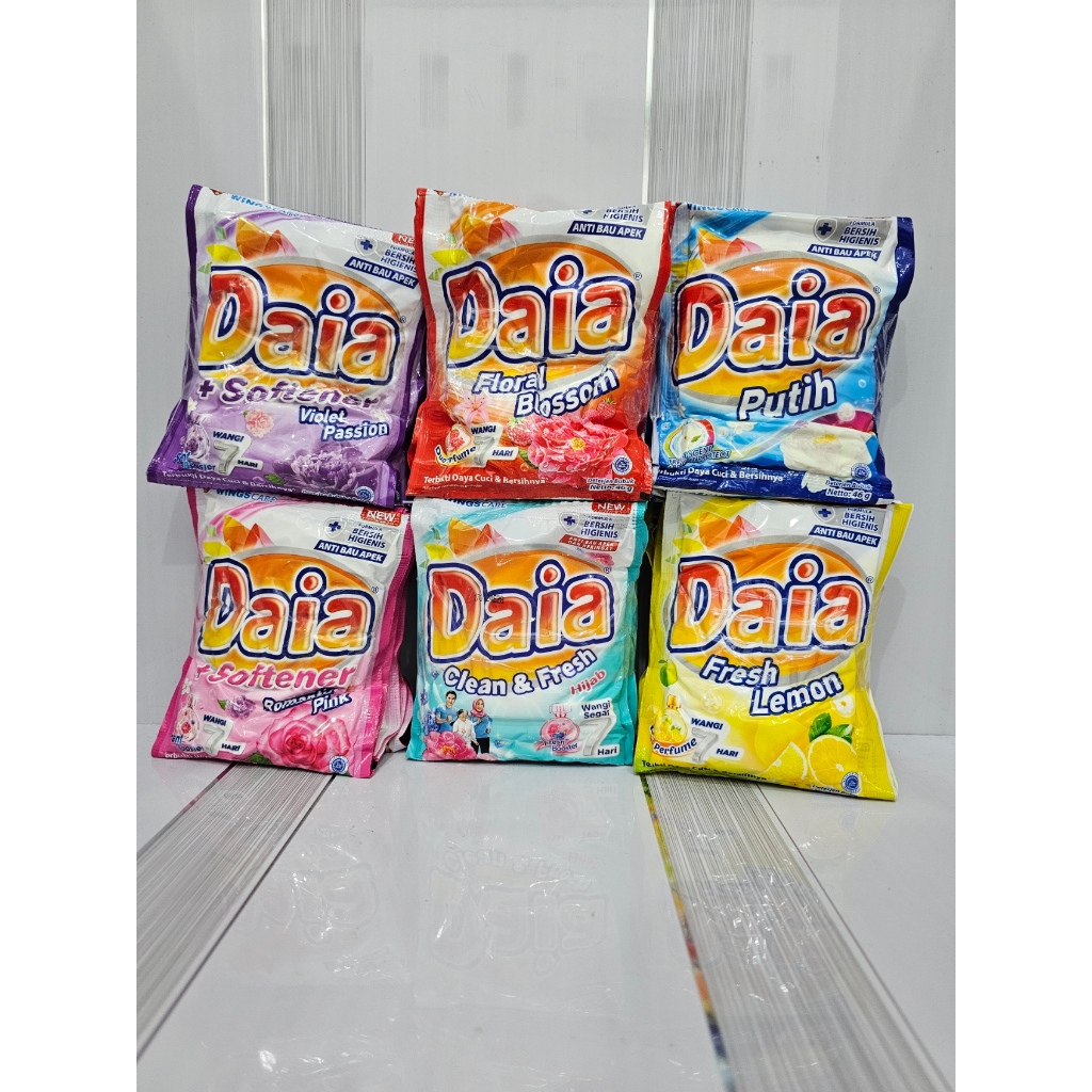 Daia Detergent Sachet 46gx6pcs