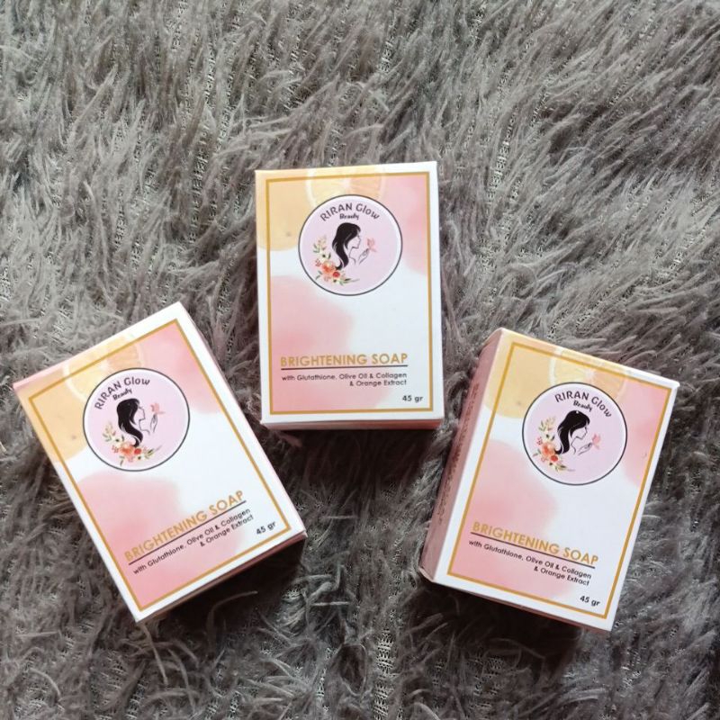 3 Sabun Riran Glow Original