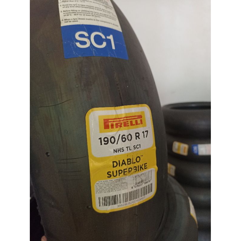 BAN PIRELLI DIABLO SUPERBIKE 190/60 R 17