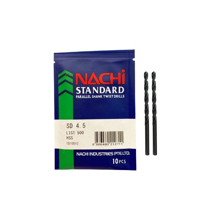 Bor Drill Nachi 4.5MM HSS NACHI Mata Bor Besi 4.5 mm hss nachi