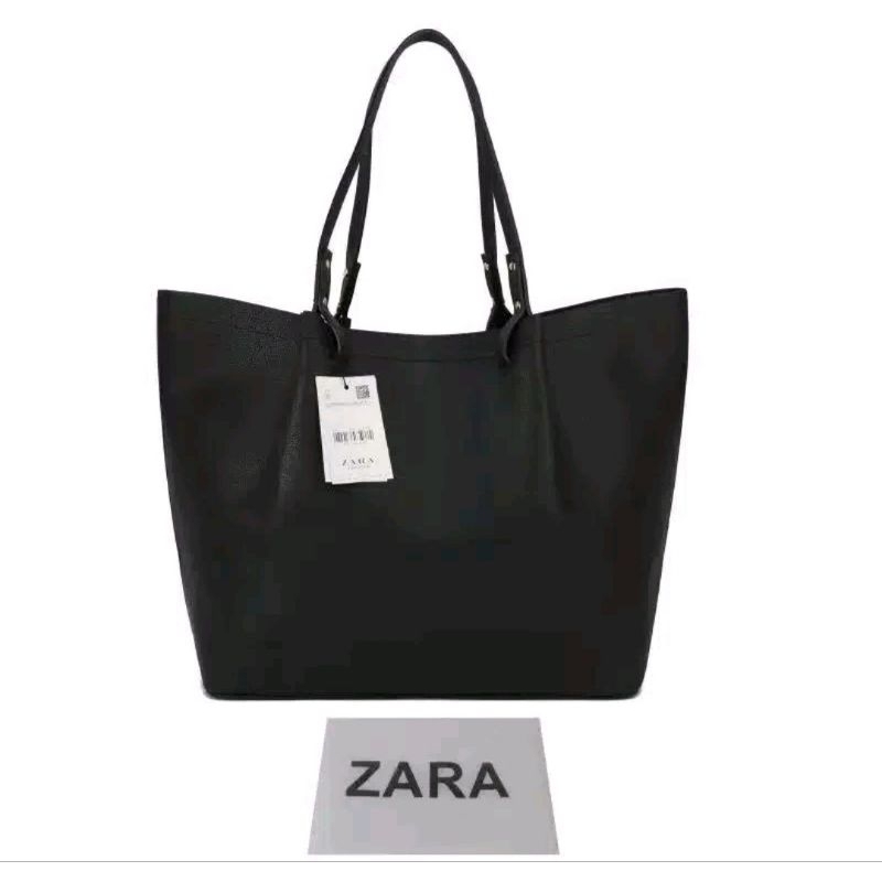 tas wanita bahu totebag zara tote bag kuliah ipad laptop