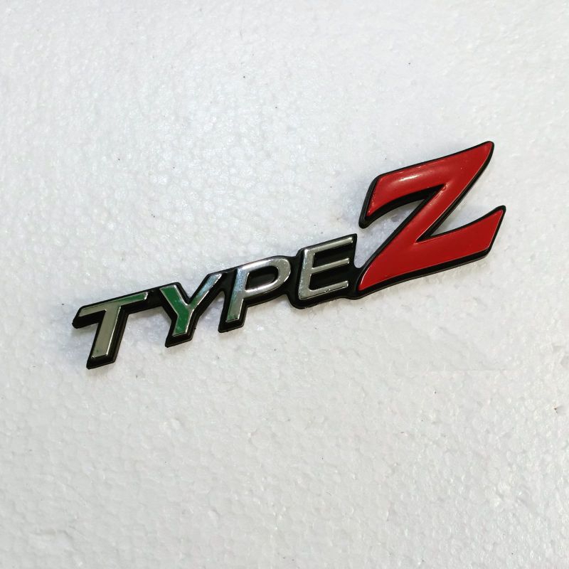 Emblem logo Type Z typeZ TypeZ ukuran original bagasi honda city