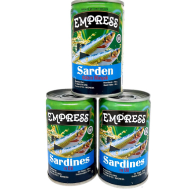 

Empress Sarden ( Ikan Sarden Dalam Minyak )