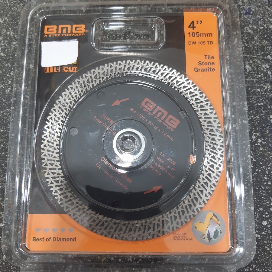 BMB MATA GERINDA POTONG KERAMIK GRANIT 4" DIAMOND WHEEL TURBO 4 INCH