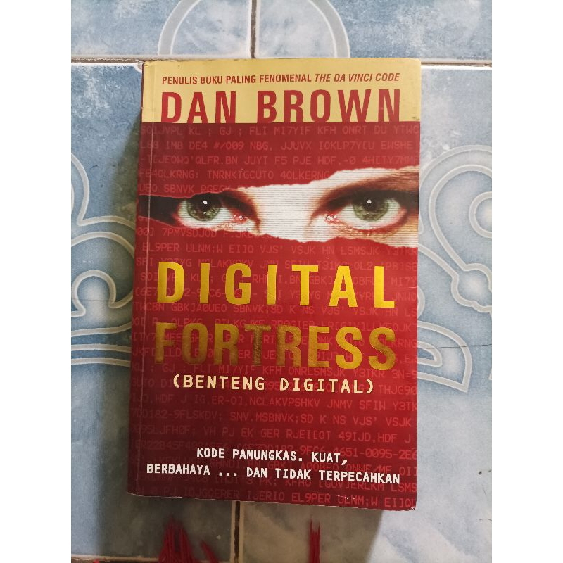 Original Digital Fortress Benteng Digital Bahasa Indonesia karya Dan Brown