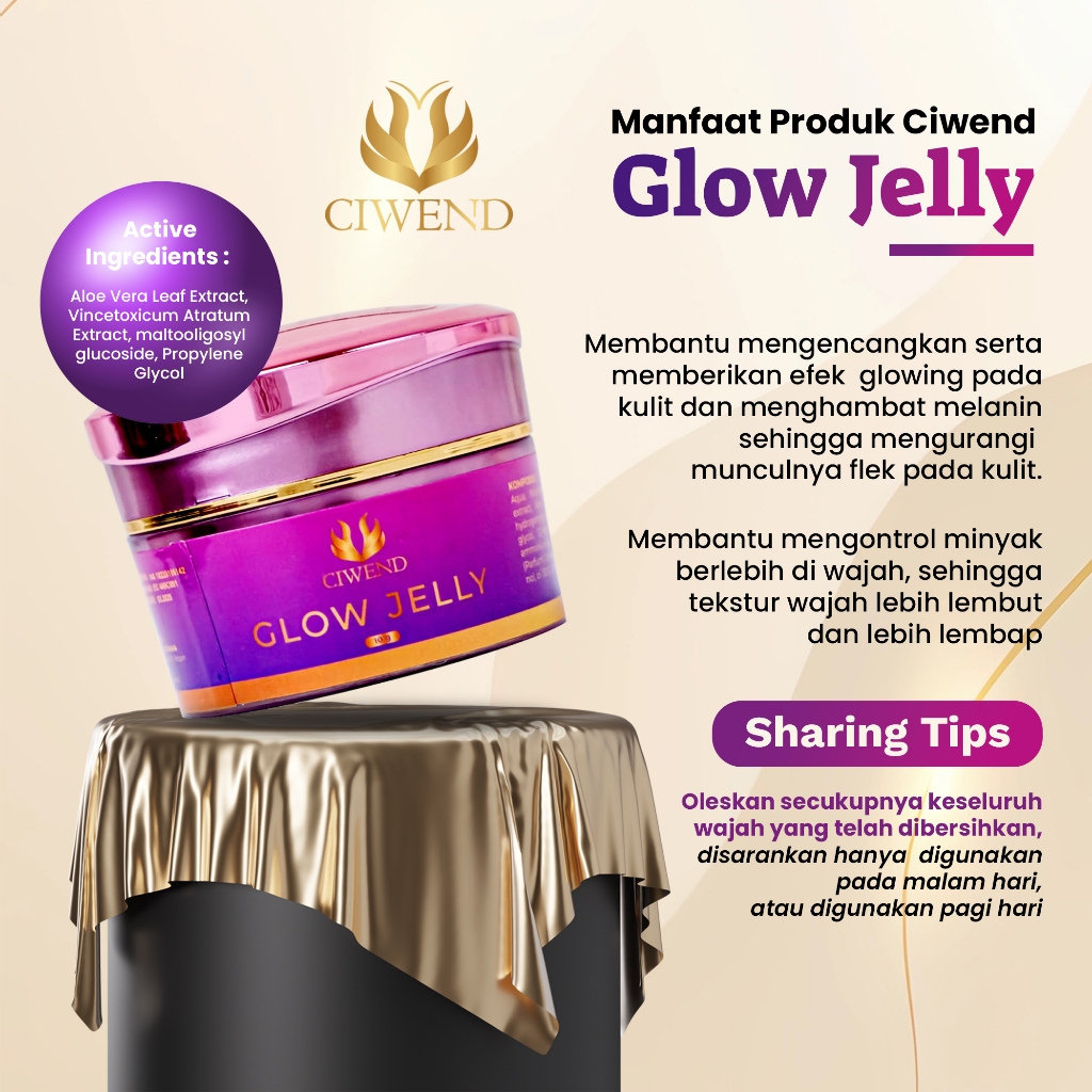 CIWEND GLOW JELLY PENCERAH WAJAH