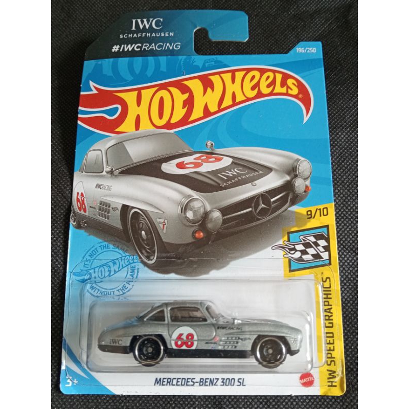 HOT WHEELS MERCEDES-BENZ 300 SL IWC SCHAFFHAUSEN #IWCRACING