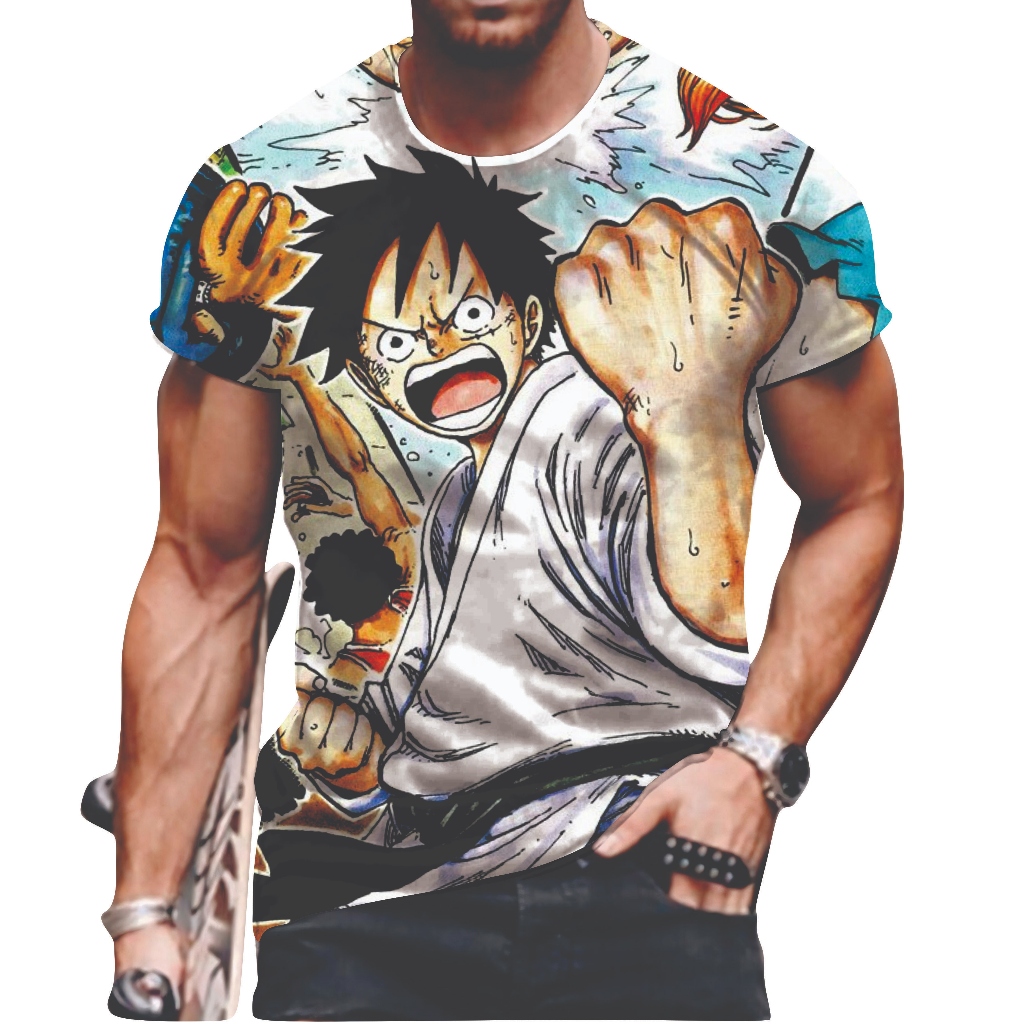 KAOS TAG THAILAND ONE PIECE 01 MIX AOP (ALL OF PRINT) | KAOS CARTOON KARTUN ANIME KOMIK COMIC FULLPR