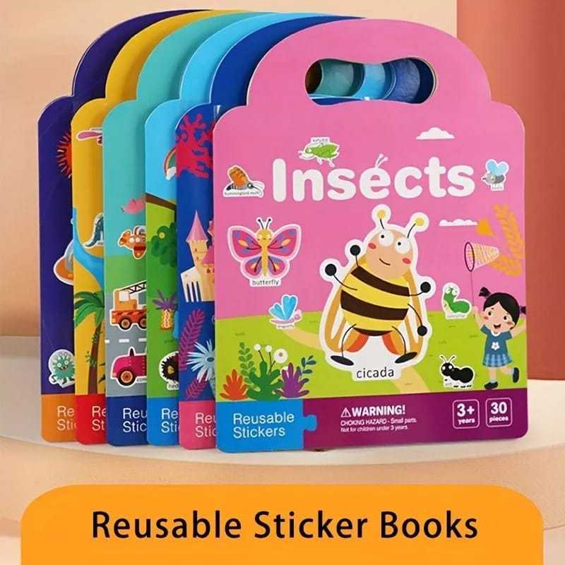 

DAILY 032- Reusable Stiker Book Waterproof/Buku Stiker Anak dan Aktivitas Murah