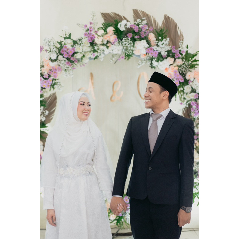 Sewa Backdrop Wedding Lingkaran 5 M Bunga Fresh Termurah Se-JABODETABEK