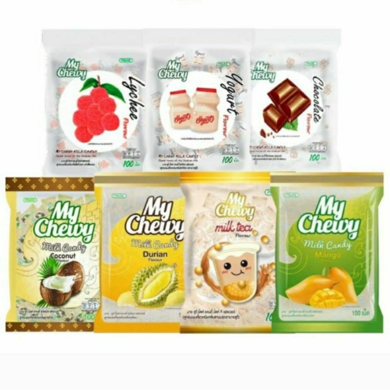 

[ PO BKK ] Permen Susu Milk Candy My Chewy HALAL 360gr ( Impor Thailand - Bangkok )