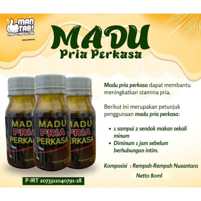 (GROSIR) MADU PRIA PERKASA