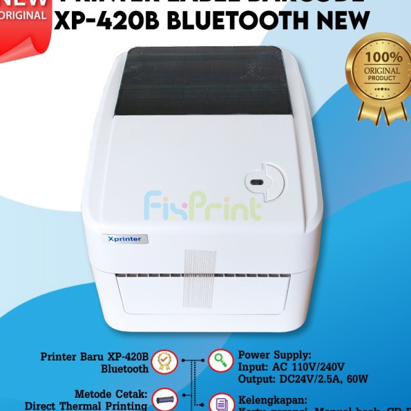 Diskon Langka Printer Barcode Thermal Label Alat Mesin Resi Pengiriman Marketplace Shopee JNT JNE To