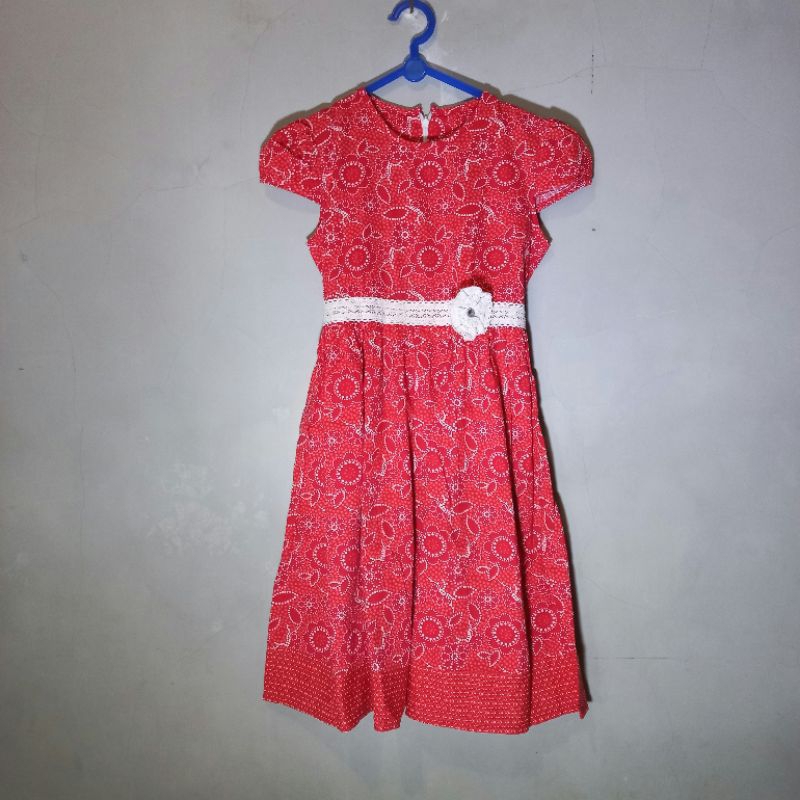 [PRELOVED bekas] Little M Matahari dress rok atasan pakaian fashion anak perempuan wanita bunga bati