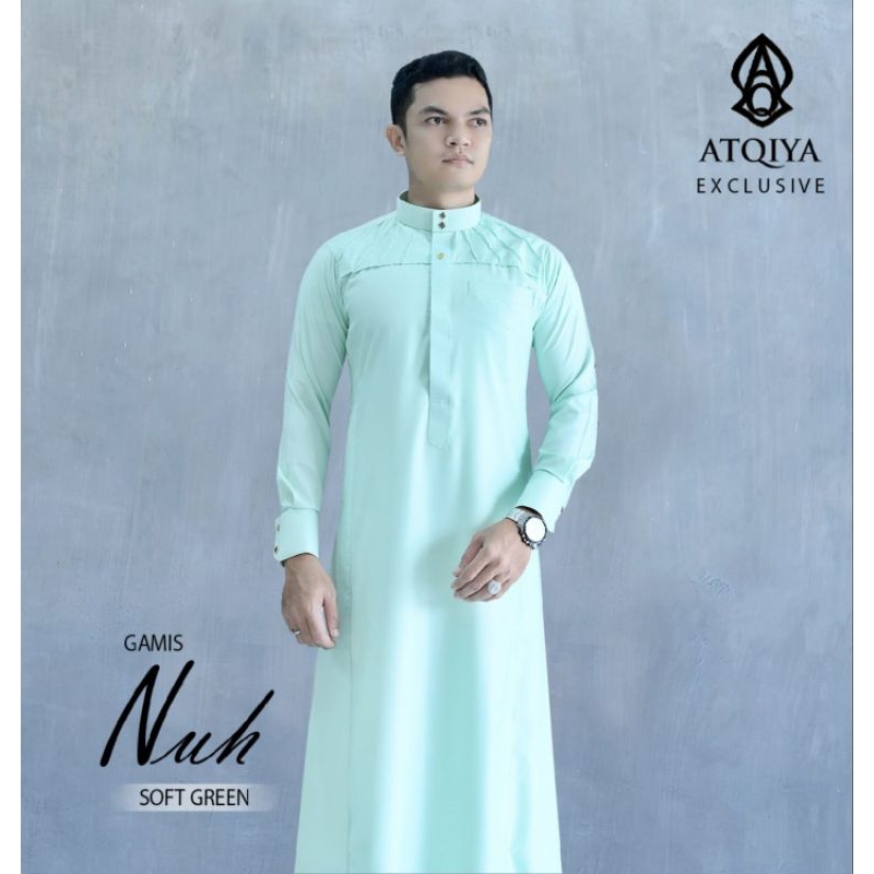 Baju Gamis Jubah Pria Nuh by Atqiya Exclusive /Jubah Gamis Viral/Jubah Pria Kren